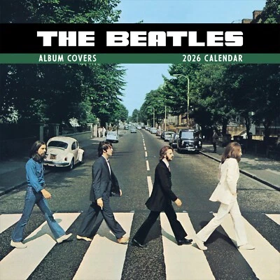 TF PUBLISHING 2026 The Beatles: Albums & Artwork Wall Calendar