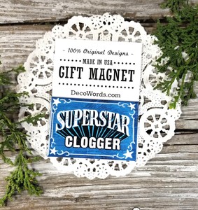 SUPERSTAR-CLOGGER-CLOGGING-CLOG-DANCING-DANCE-DANCER-Fridge-Magnet-New-in-Pkg