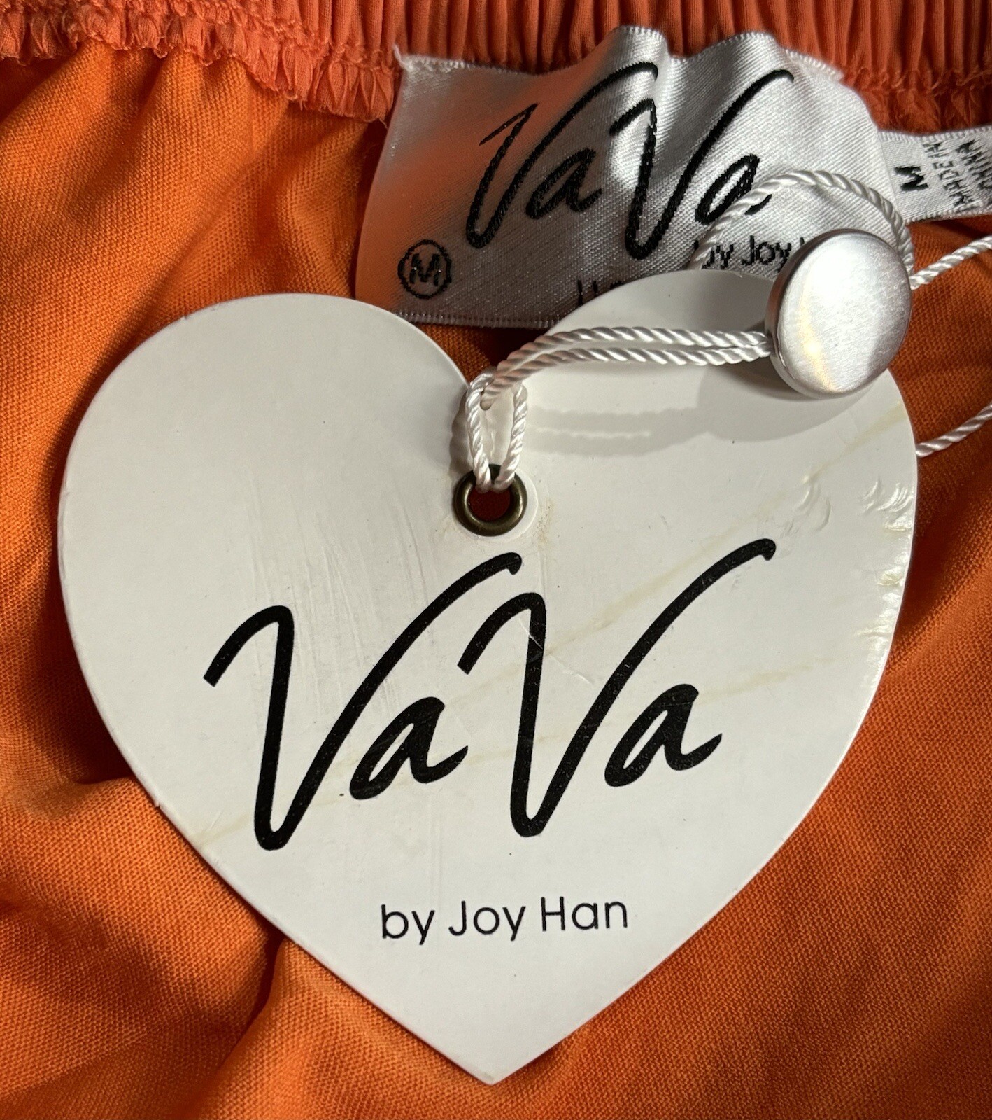 VaVa by Joy Han Women's Size Medium Off The Shoulder Floral Bird Embroidered Top