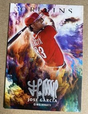 2021 Chronicles Origins JOSE GARCIA Rookie On Card Auto RC - Silver Ink
