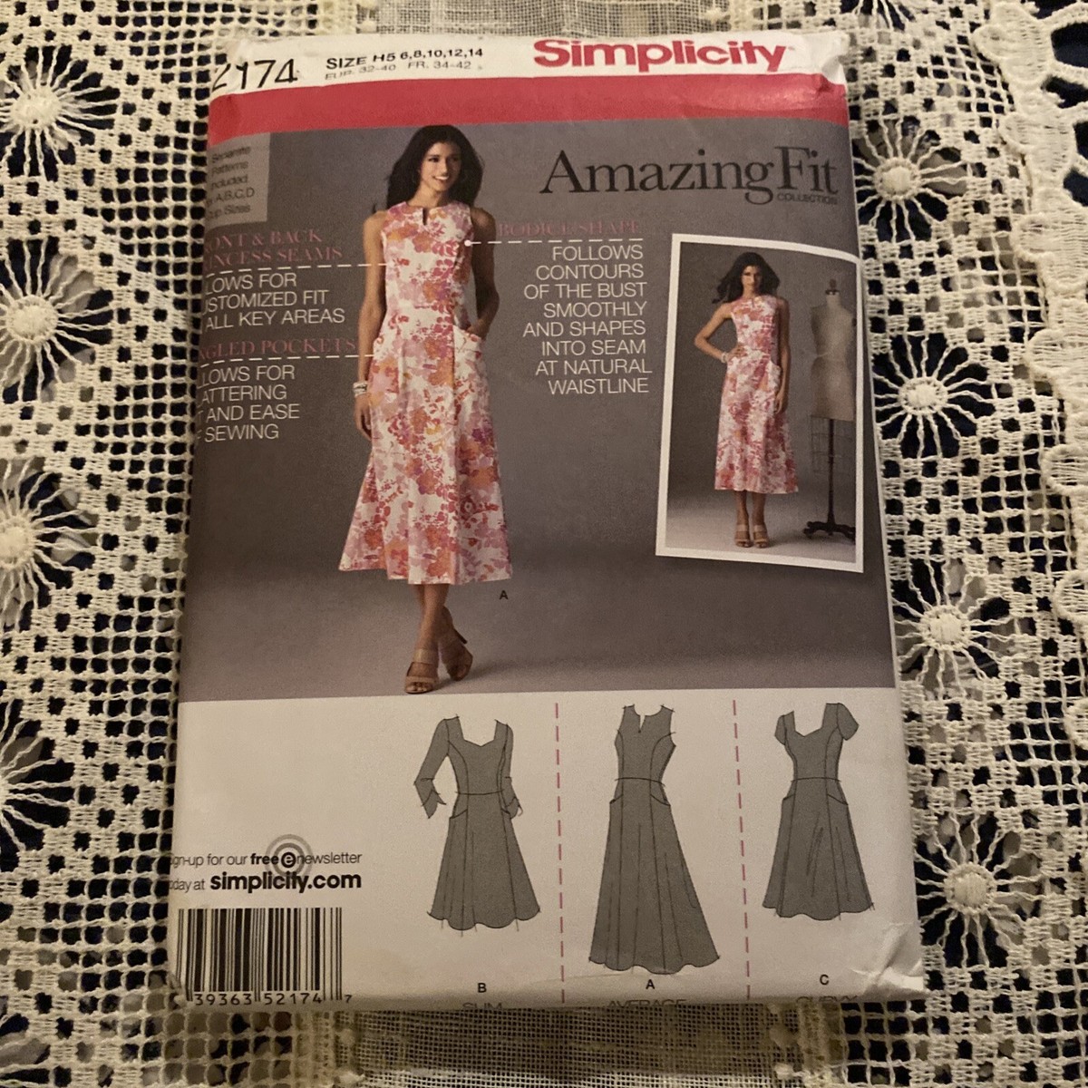 simplicity amazing fit dress Simplicity Amazing Fit Dress S1800 – The Fold Line