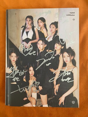 tripleS LOVELution Autographed Signed Album CD & SIGNED PHOTO K