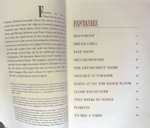 PLAYBOY Spec Edit Winter 1991 FANTASIES FOR MEN & WOMEN Just Imagine @ NEAR MINT - Picture 3 of 5