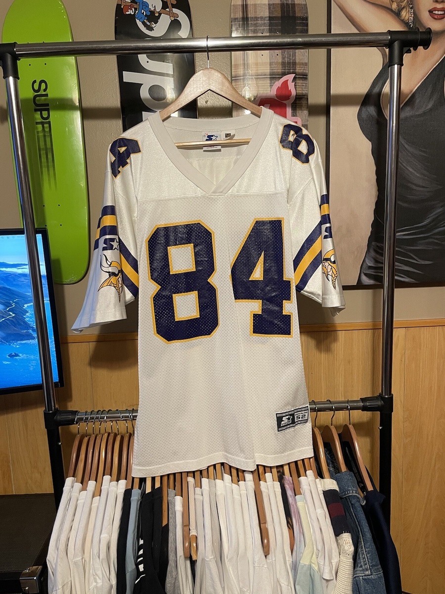 Randy Moss Vikings #84 Vintage Starter White Jersey NFL 46/SZ M | eBay