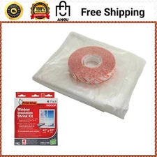4PACK Interior Indoor Window E/O Insulation Kit for Four Windows Easy install