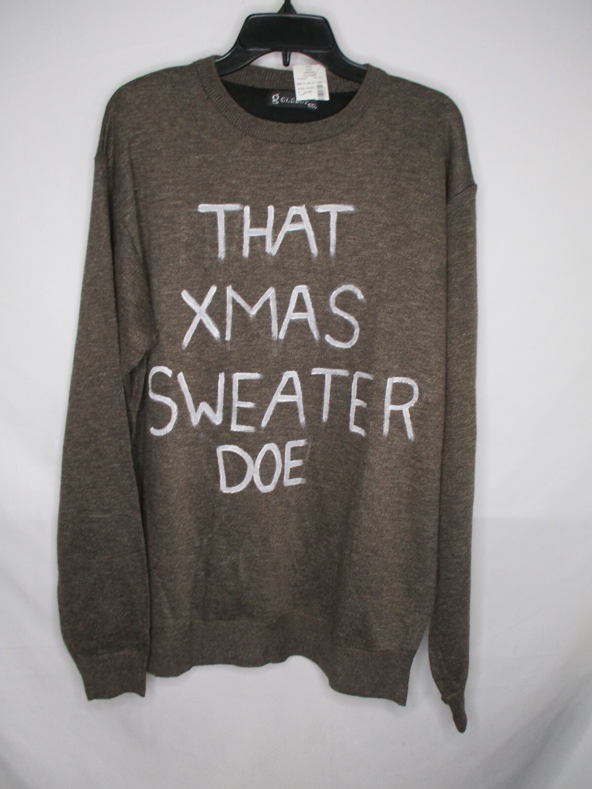 Christmas Sweater Men 5XL Brown Big 