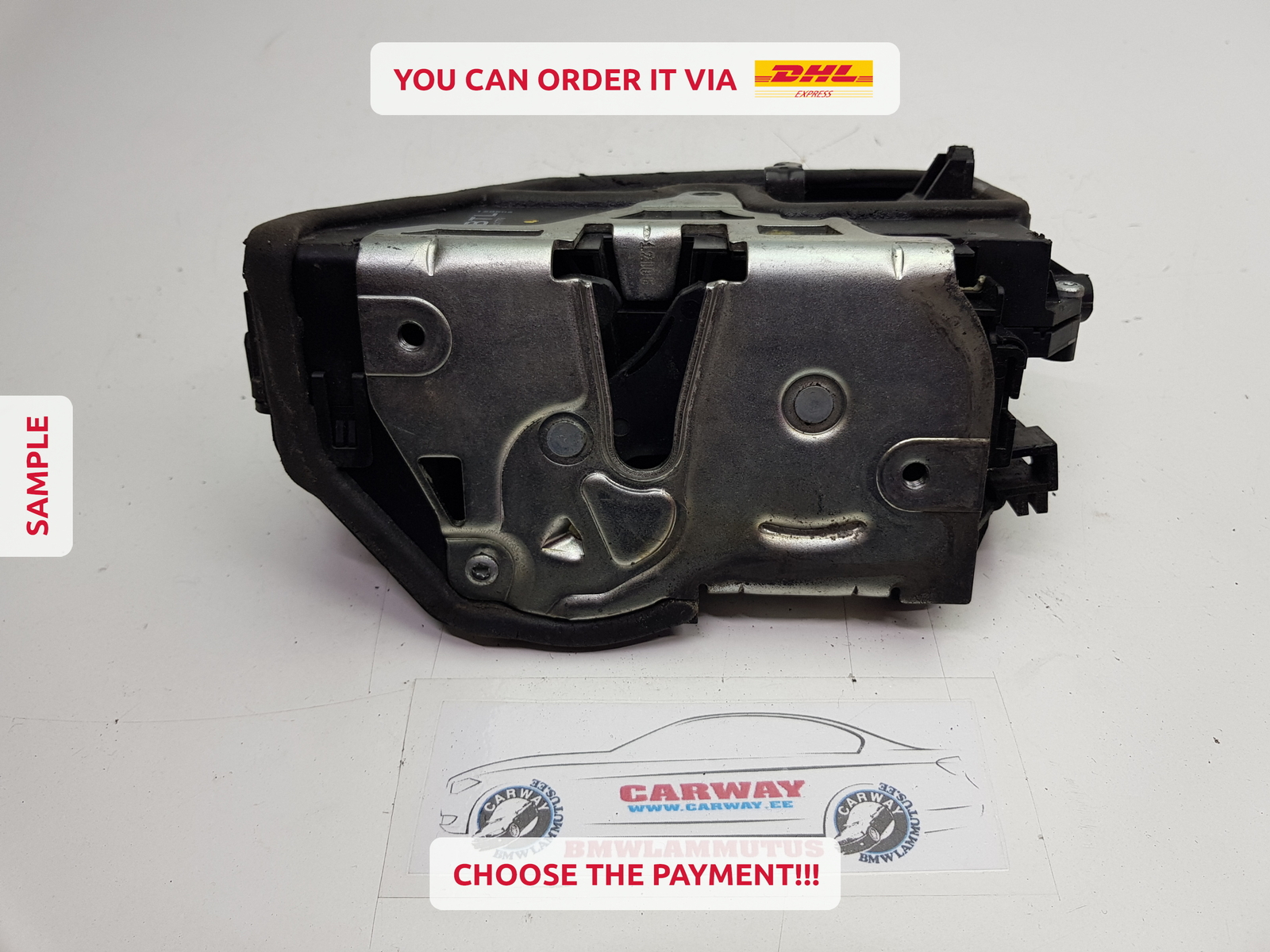 ✓✓BMW FRONT LEFT DOOR LOCK SYSTEM 7202145 7059973 4389473 