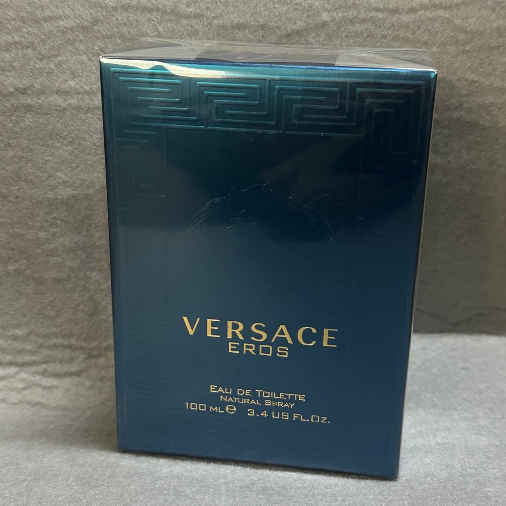 Versace Eros by Gianni Versace 3.4 oz EDT Cologne New In Box for Men Fast Shippi