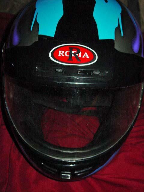 RODIA RACING : FULL FACE MOTORCYCLE RACING STREET BIKE HELMET (XL 61-62)