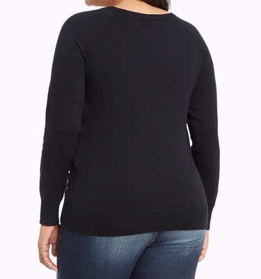 の Torrid Houndstooth Pullover sweater Black Size 00X #39642 | eBay