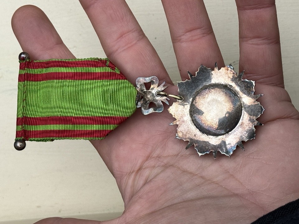 Croix De Chevalier Ordre Du Nicham Iftikar – Français – Argent émaillé
