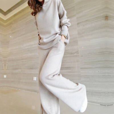 Sweater knit pants set Clearance