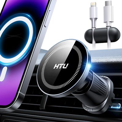 2024 Newest Upgraded For Magsafe Vent Mount  Magnet Car Phone Holders For Ip