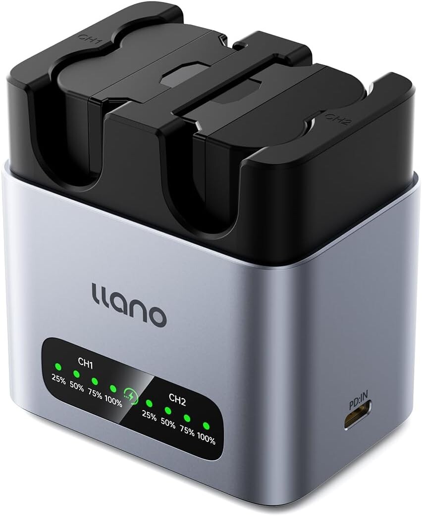 2-Pack llano Fujifilm NP-W235 Battery and Fast Charger XT5 XT4