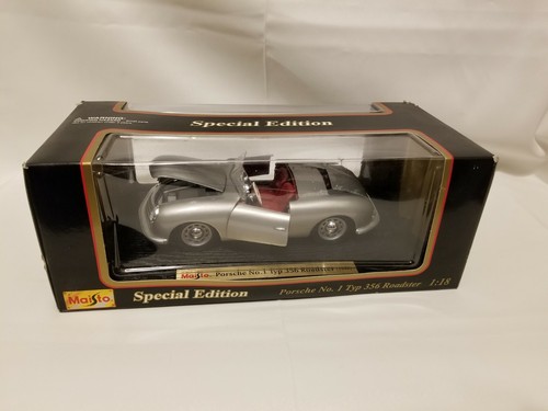 Neu im Karton Maisto 1948 Porsche Nr. 1 Typ 356 Roadster Sonderedition 1/18 Maßstab