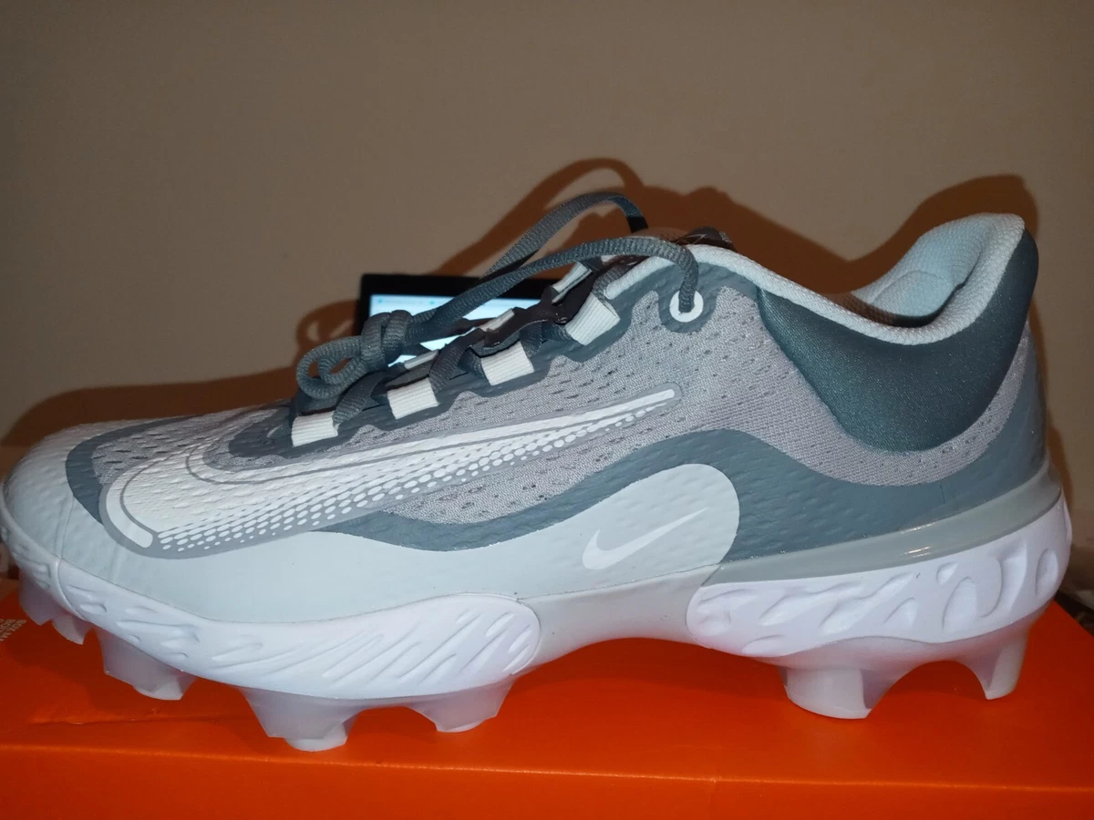 Nike Alpha Huarache Elite 4 Low MCS Baseball Cleats.. Wolf Grey.. Size 13