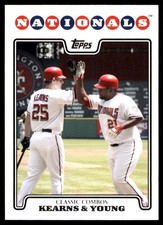Austin Kearns / Dmitri Young 2008 Topps #257 Nationals MLB READ FREE SHIPPING