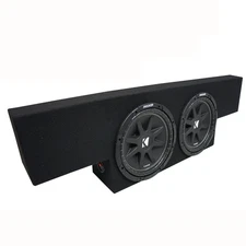 01-06 Chevy Silverado Non-HD Crew Truck Kicker Comp C12 Dual 12" Sub Box 2 Ohm