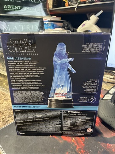 Star Wars 6" Black Series Mae(Assassin) Holocomm Collection W/ Light-Up Holopuck - Picture 2 of 2