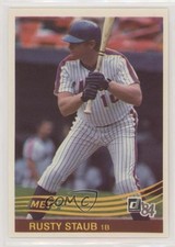 1984 Donruss Rusty Staub #554 qp4