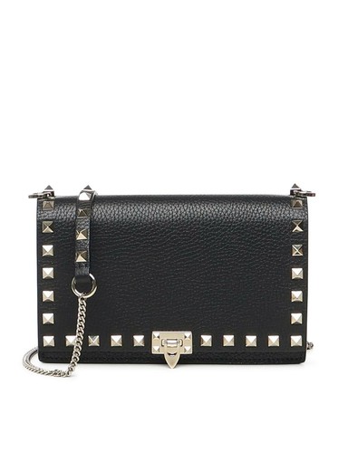 VALENTINO GARAVANI Rockstud Mini Black Shoulder Bag New And Authentic
