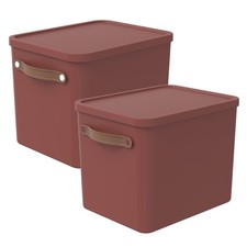 ROTHO 2er- Set Aufbewahrungsbox 27L Maloja mi...