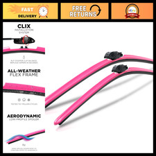 Pink Windshield Wiper Blades - 16 14 All-weather Replacement Quick Install Pink Windshield Wiper Blades - 16 14 All-weather Replacement Quick Install