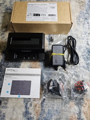 Startech M.2 NVMe to 2.5/3.5'' SATA Dual Bay Standalone SSD Cloner/Drive Dock