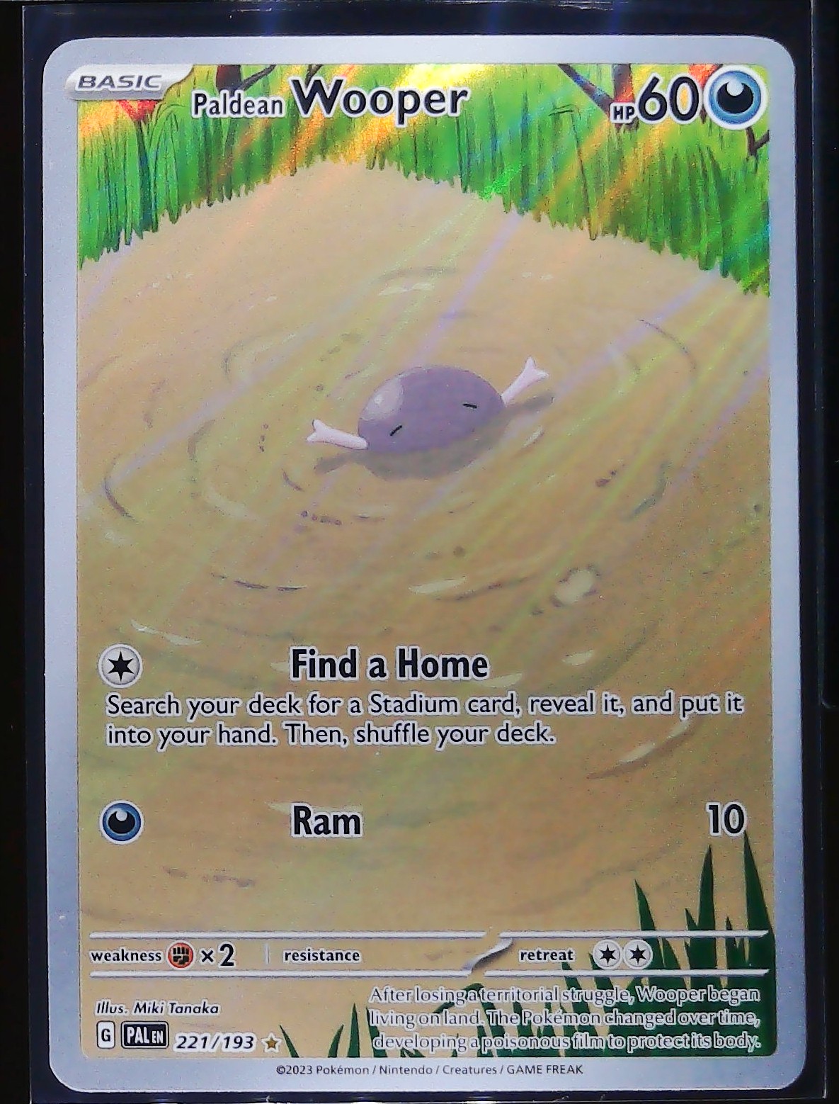2023 Pokemon SV02: Paldea Evolved #221/193 Paldean Wooper