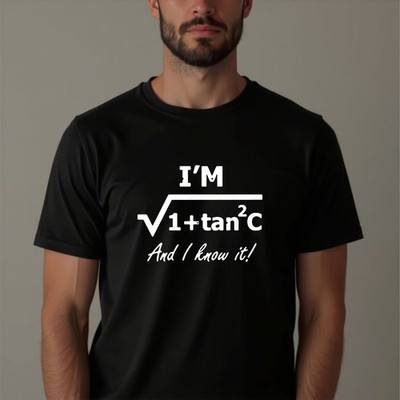 T-Shirt I'm Sec C And I Know It, lustig Mathe Lehrer Gleichung Wortspiel Grafik Shirt