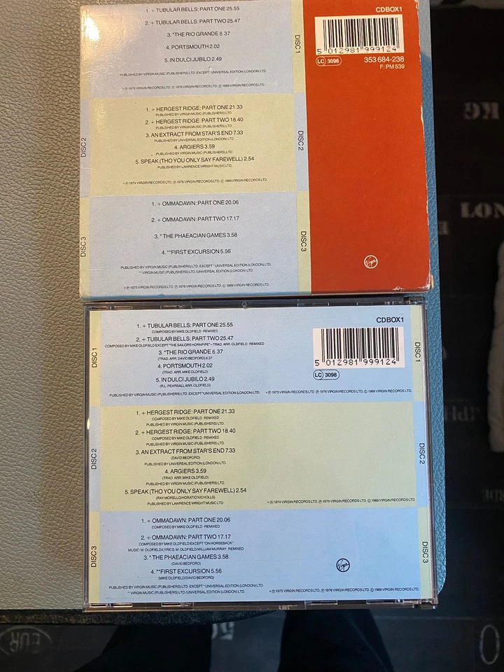 MIKE OLDFIELD 3 CD BOX " BOXED " Plus PAPPSCHUBER - Bild 2 von 4