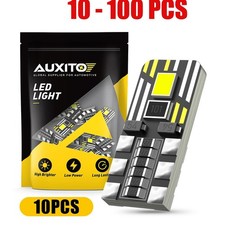 10-100x White T10 194 168 2835 W5w Led License Plate Inner Light Map Bulb 6000k