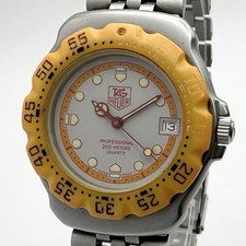 [ ] TAG Heuer Formula 1 373.513 Orange/Gray Dial Men's Quartz Watch Japan