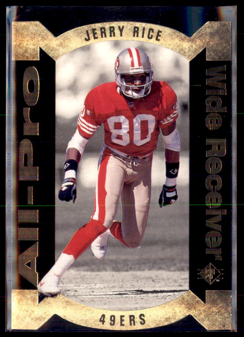1995 Upper Deck SP Gold Die Cut Jerry Rice 49ers AP-6