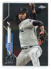 2020 Topps Chrome #185 Jose Urena Miami Marlins