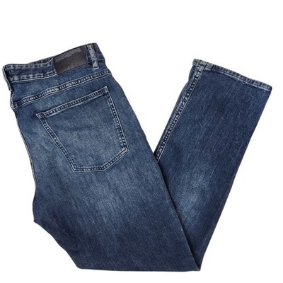 Closed Mens Candiani Denim 6 Pocket Dark Wash Straight Leg Jeans 38x30