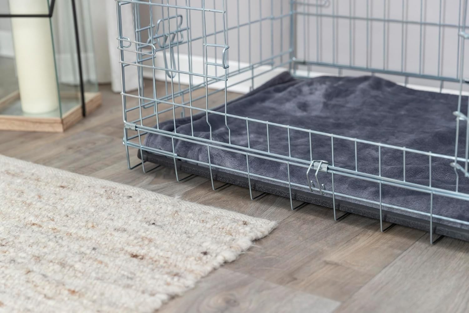 TRIXIE Hundebox Home S 64 54 48 cm faltbarer Hundekäfig mit 2 Türen