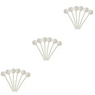 18 stücke künstliche blumen seide blütenblätter und kunststoff stiel