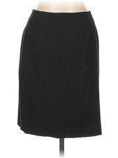 Linda Allard Ellen Tracy Women Black Formal Skirt 12
