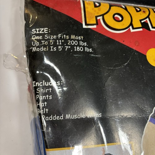 Disfraz de Halloween Popeye Personaje Adulto Talla Única Fun World 1996 King Features - Imagen 4 de 8