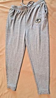 NFL Team Apparel Green Bay Packers Gray Joggers Sleepwear Lounge Pants Men's XL