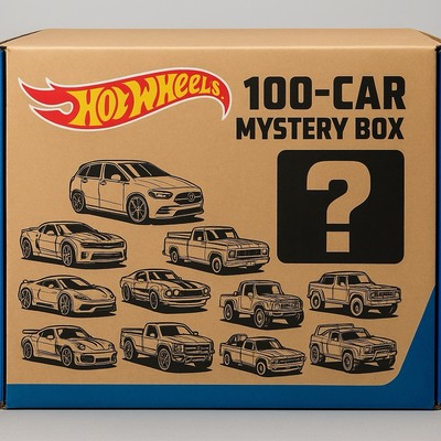  HOTWHEELS Mystery Box - 100x Hotwheels (READ DESCRIPTION)