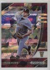 2020 Panini Prizm Draft Picks Burgundy Cracked Ice 22/23 Tyler Brown #PDP101 0c2