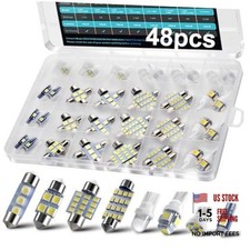 48pcs Led Interior Car Lights Kit Premium Bright White Universal Kit 48pcs 48pcs Led Interior Car Lights Kit Premium Bright White Universal Kit 48pcs