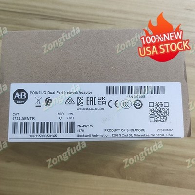 Brand New Allen-Bradley 1734-AENTR Field Distributed Network Connection Adapter