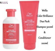 Image of Wella Invigo Color  Brilliance Fine/Normal Shampoo 300ml & Conditioner 200ml Set