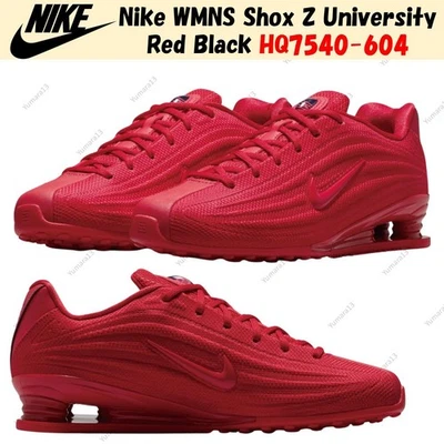 Nike WMNS Shox Z University rouge noir HQ7540-604 taille femme - Photo 1/4