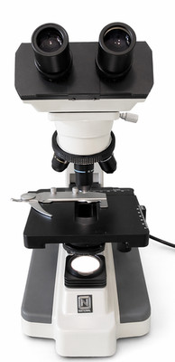 National Compound Binocular Microscope 4 Objectives Mechanical Stage / Tested