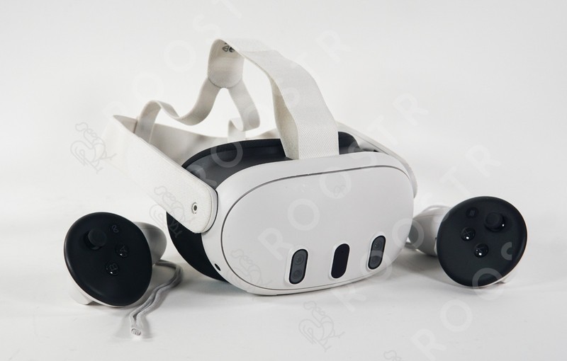 Meta Quest 3 VR Headset 512GB w/ Controllers Regular Strap Box • Excellent Cond.