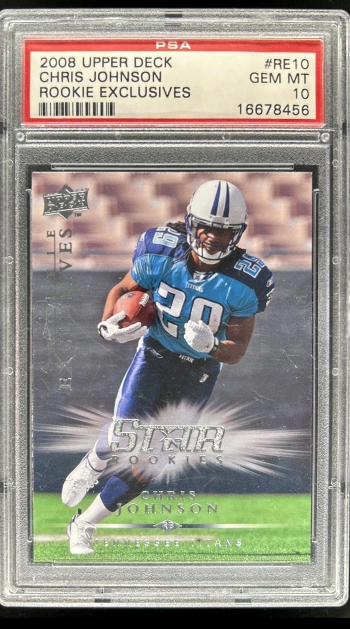 Chris Johnson Upper Deck Rookie Exclusives #RE10 Base